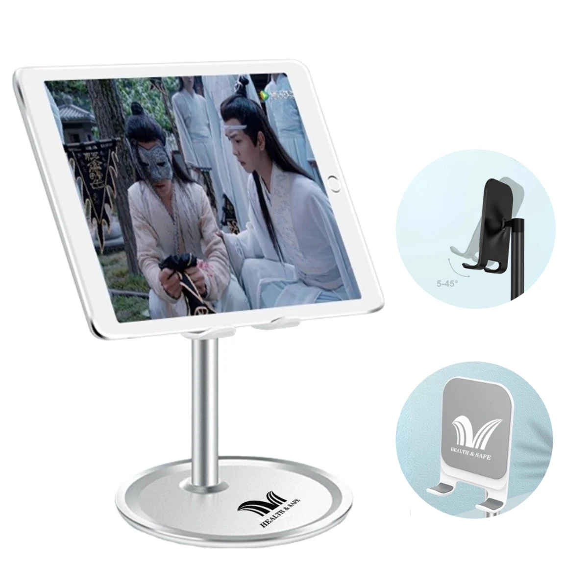 Adjustable Aluminum Desktop Phone Stand 1