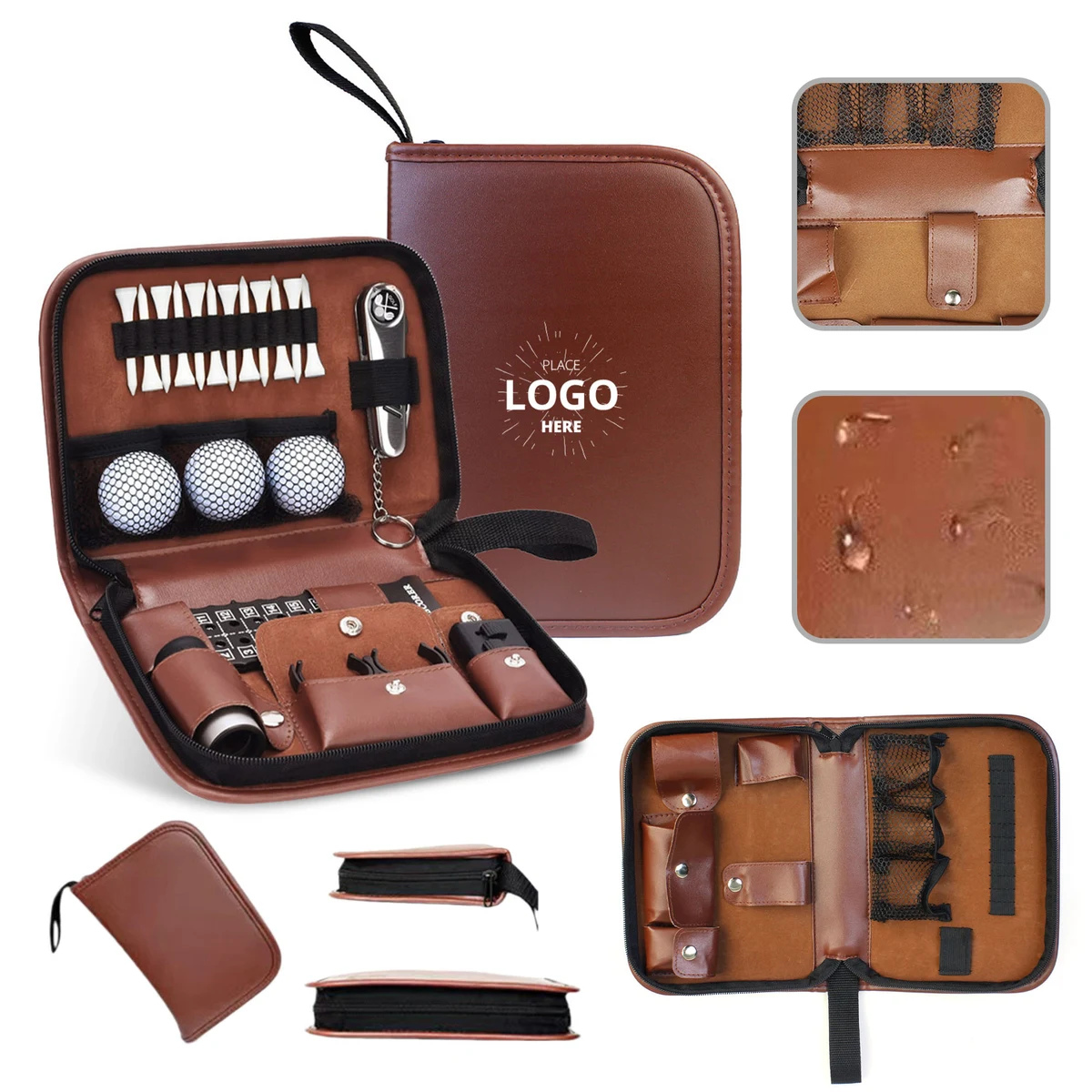 PU Golf Tool Kit Empty Carrying Bag 1
