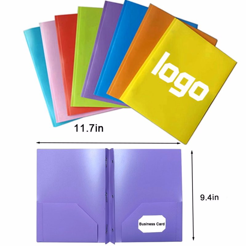 PP Tadpole Clip Plastic File Folder