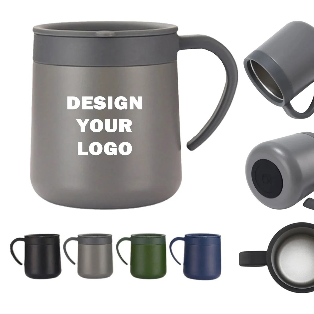 12oz Stainless Steel Coffee Mug 1