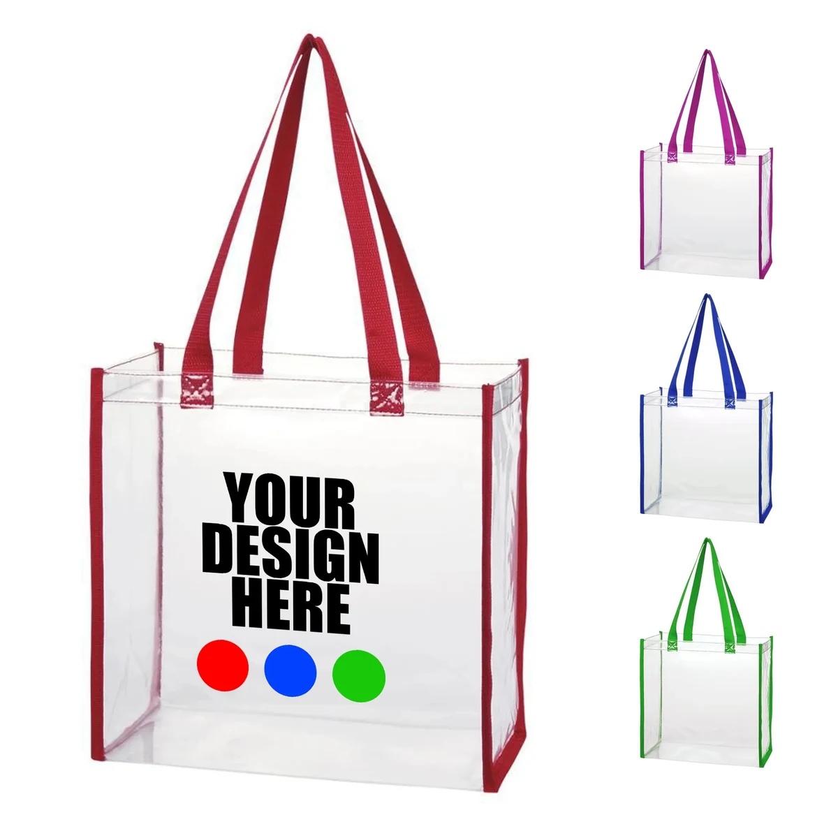 Transparent Tote Shopper Bag 1