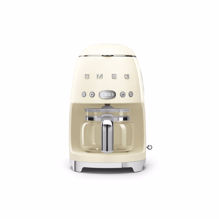 SMEG Drip-Filter Coffee Machine - Cream Glossy