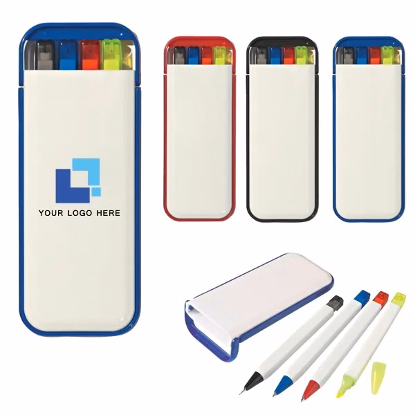 Promotional Logo 4-In-1 Writing Set