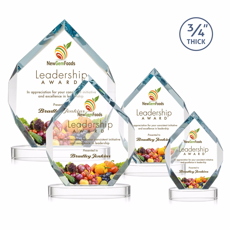 Royal Diamond VividPrint™ Award on Alberton Base - Starfire