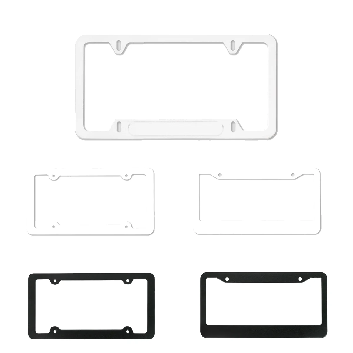 Full Color Metal License Plate Frames 1