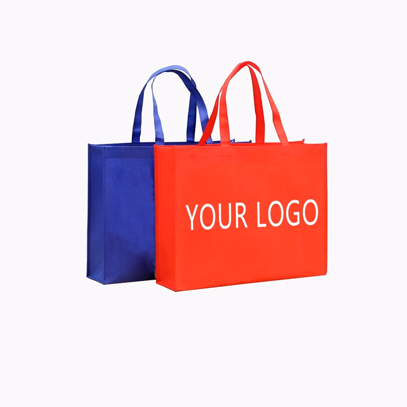 Large Non-woven Grocery Tote Bags MOQ 100pcs