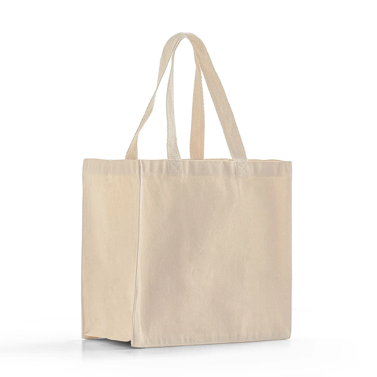 Medium Square Canvas Tote (NEW STYLE), custom tote bag with logo imprint 1