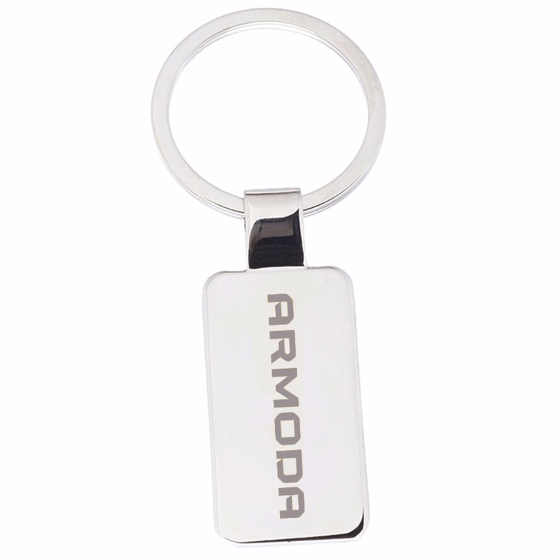 Custom Reflection Flat Metal Keychains