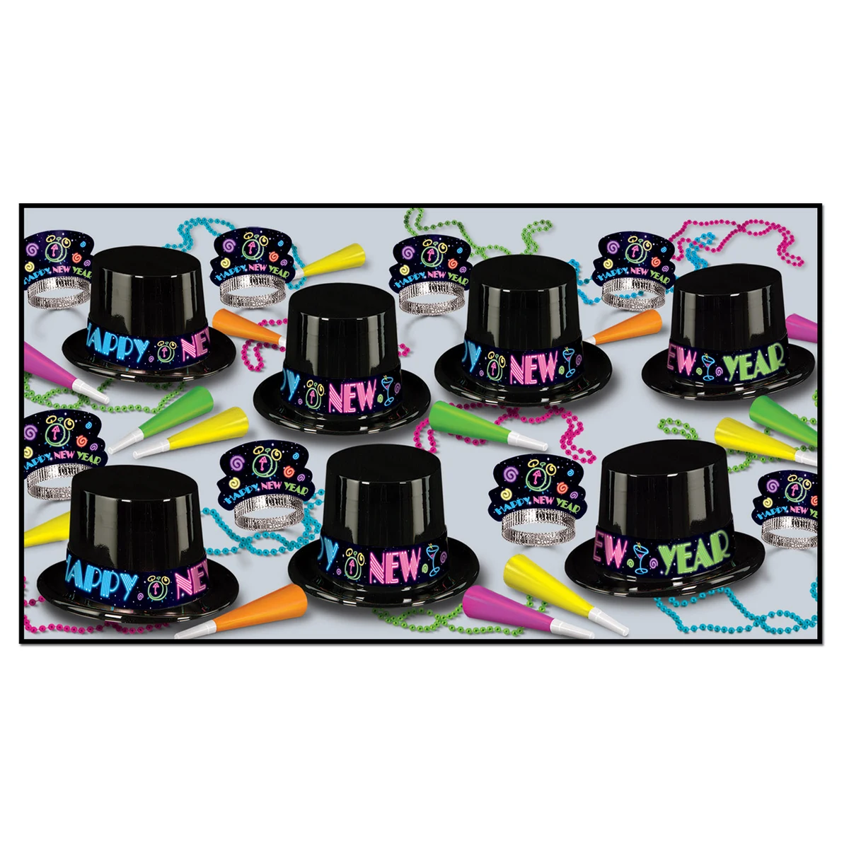 Neon Party New Year Assortment for 50 1