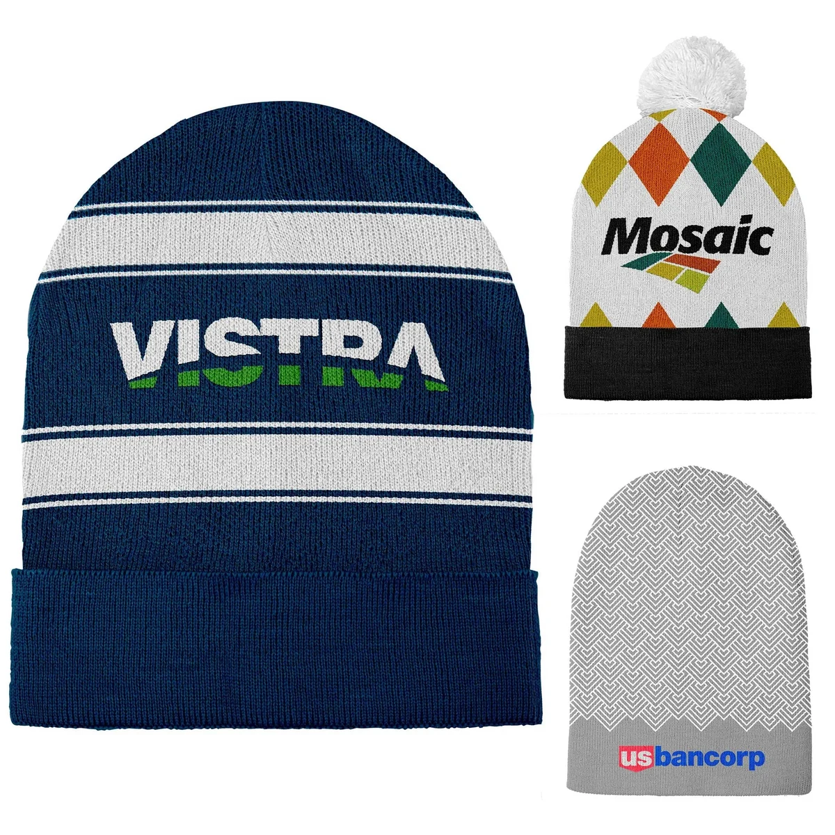 Adult Jacquard Acrylic Beanie 1