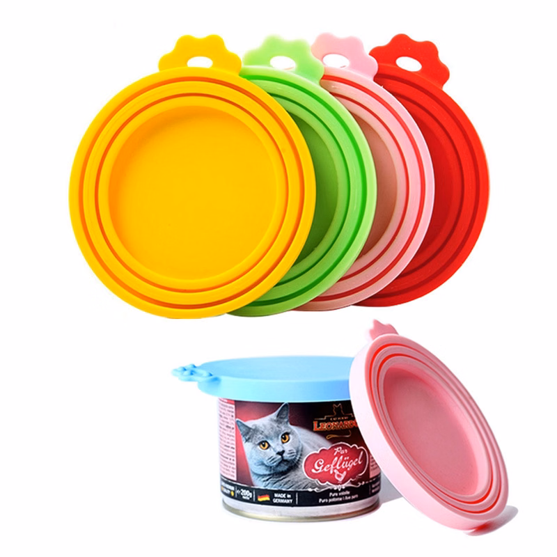 Multifunctional 3 in 1 Pet Canned Snack Food Sealing Lid