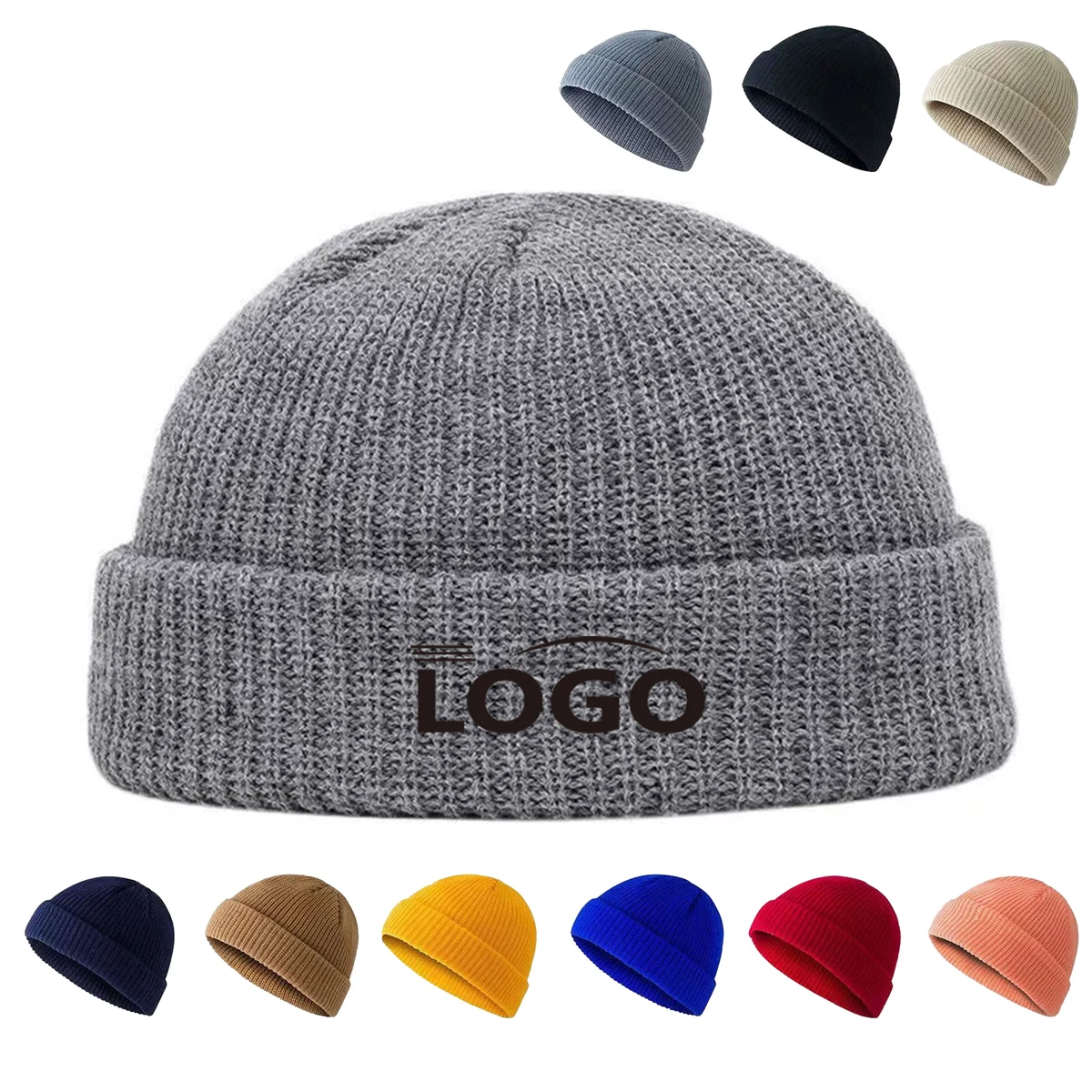 Multi-Color Knit Winter Hat 1