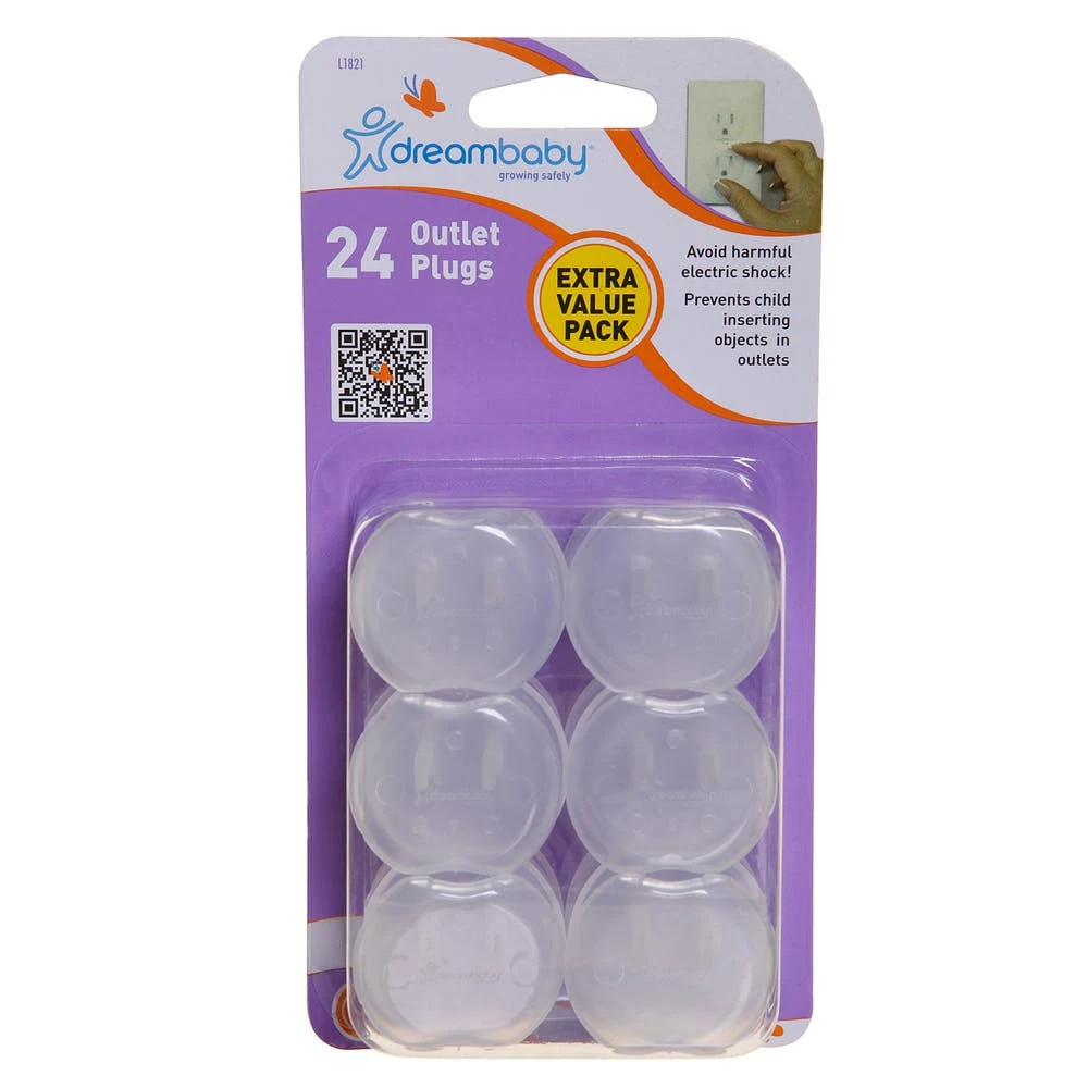 Outlet Plugs - 24 Pack Secure Fit 1