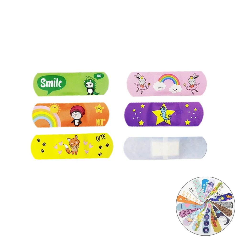 Custom Waterproof Plastic Full Color Band-Aid 1