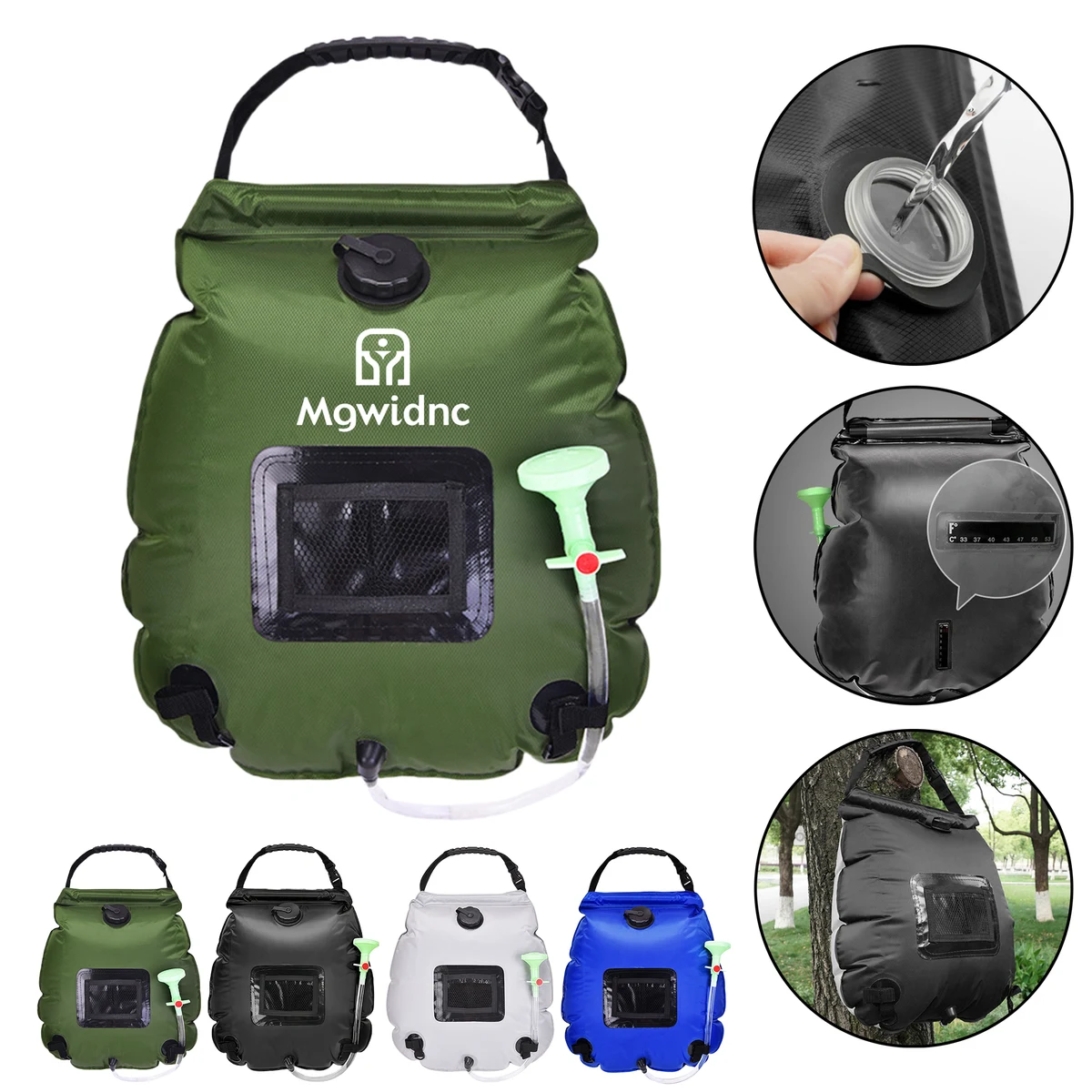 20L Outdoor Solar Shower Bag for Camping 1