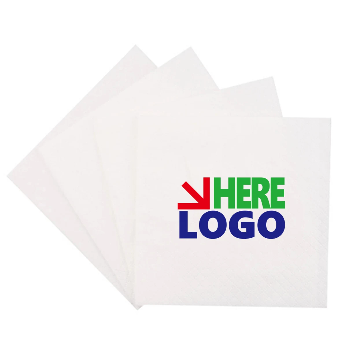 Practical 2 Ply Full Color Beverage Napkins 1