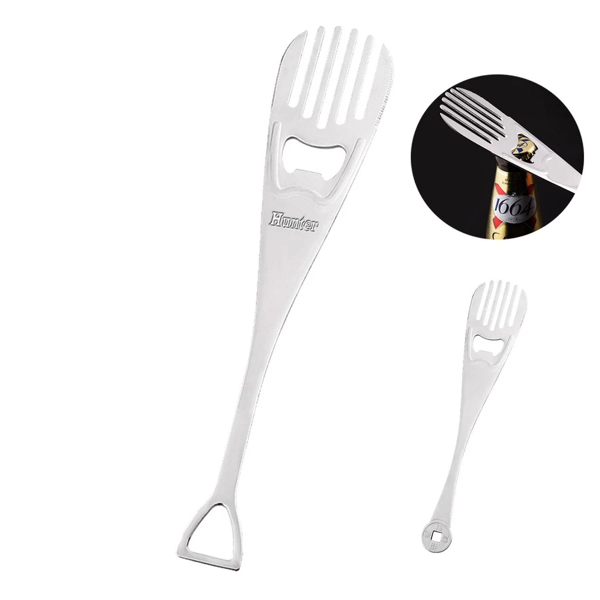 Side Cutter Fork W/ Bottle Opener 1