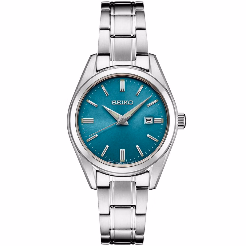 Essentials SS Quartz Blue Dial