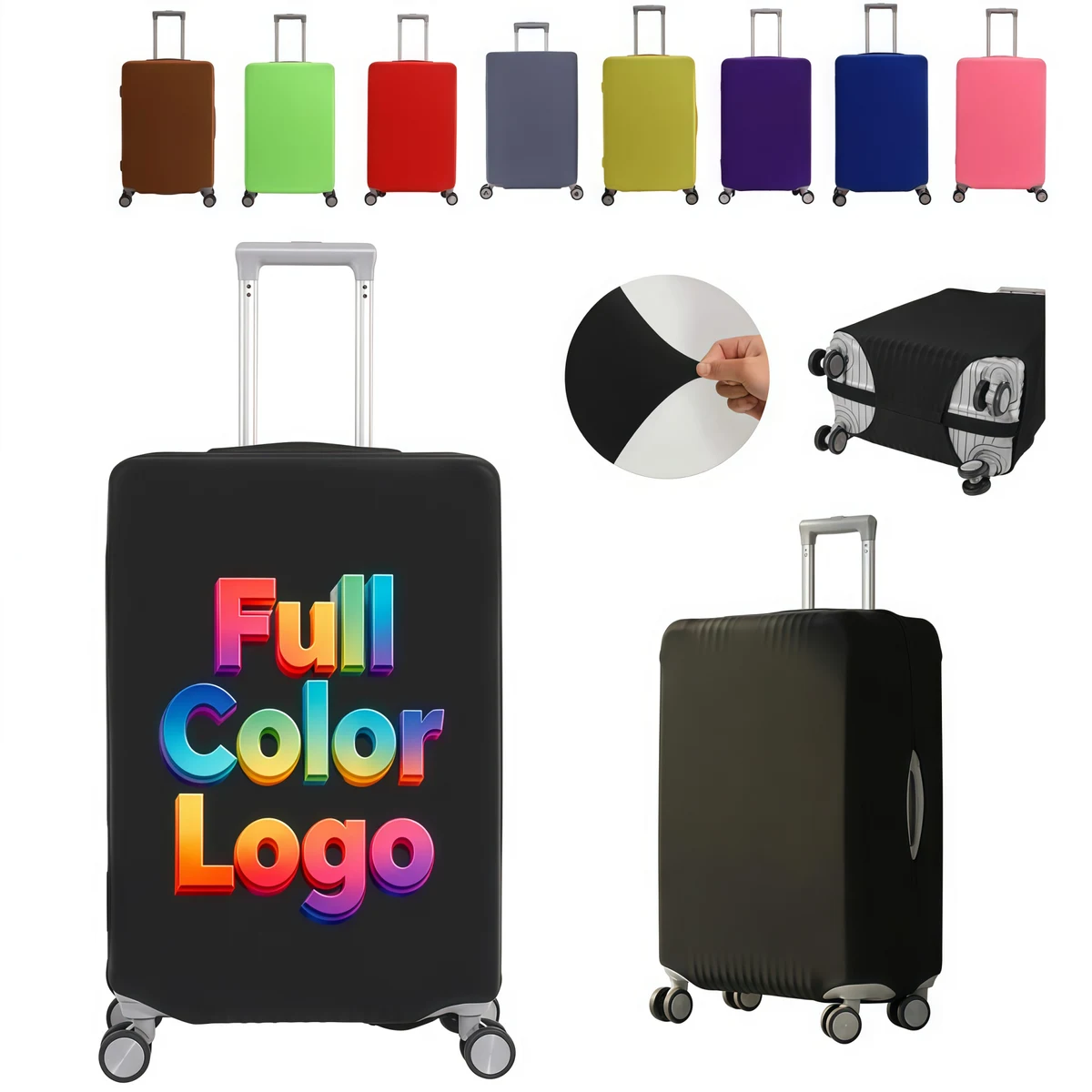 Custom Stretch Luggage Cover 1