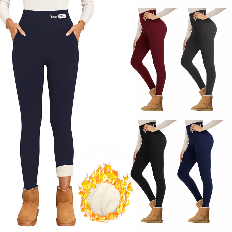 Women's Fleece Lined Thermal Leggings With Stretch