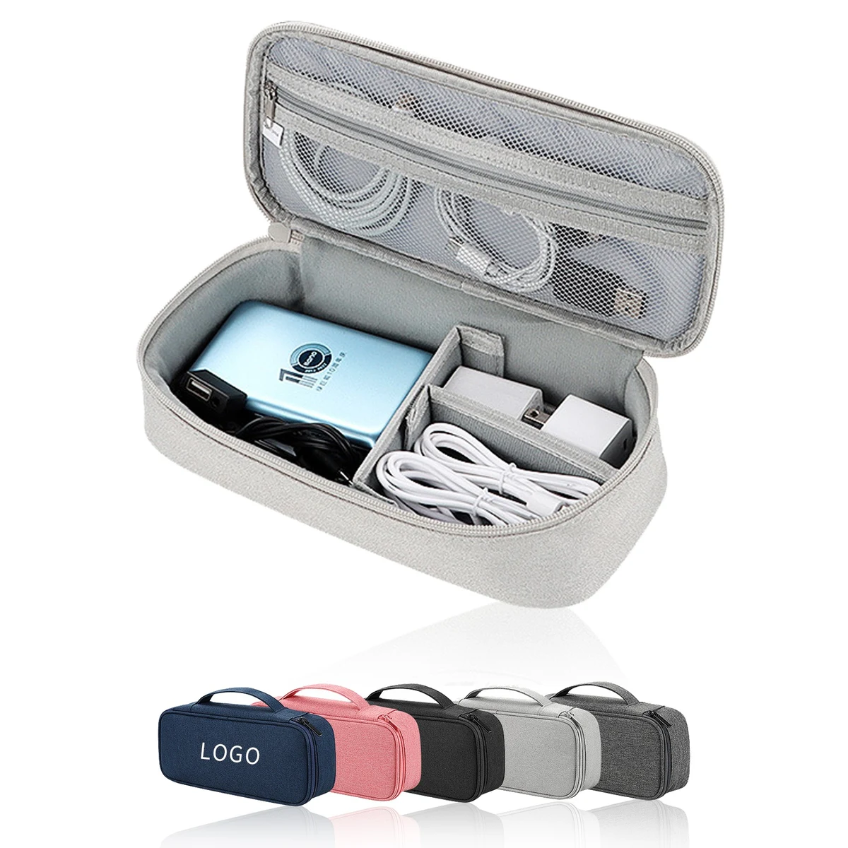 Electronic Accessories Large Shockproof Cable Storage Bag 1