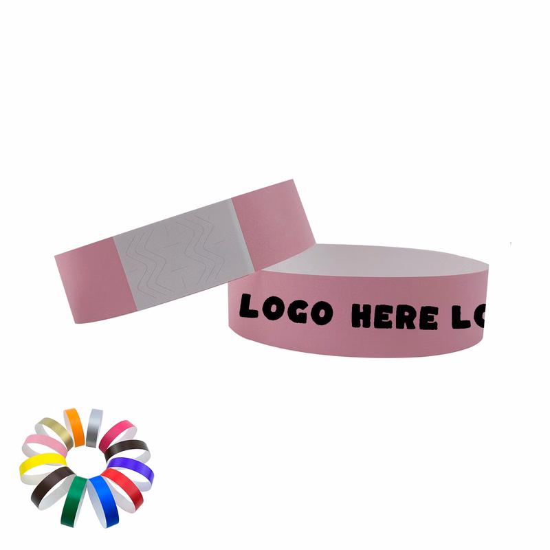 100-Pack Tyvek Wristbands for Events