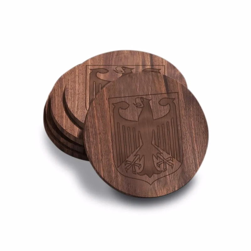 Custom Handmade Walnut Coaster