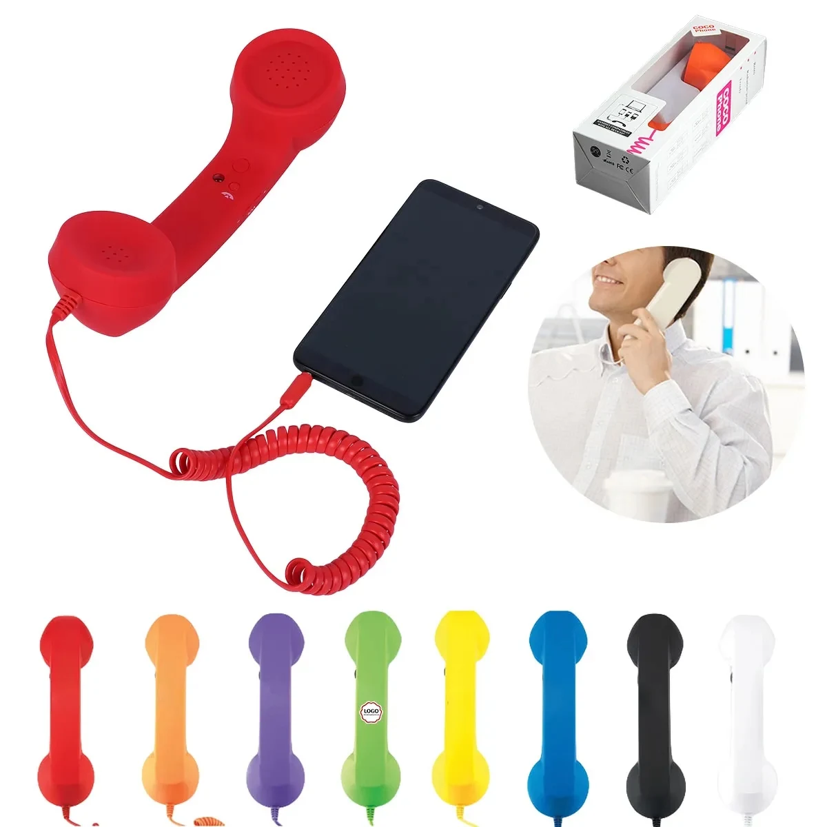 Wire Handset Receivers for a Mobile Phone 1