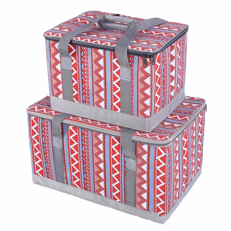 60L Oxford Cloth Steel Frame Storage Box Bag