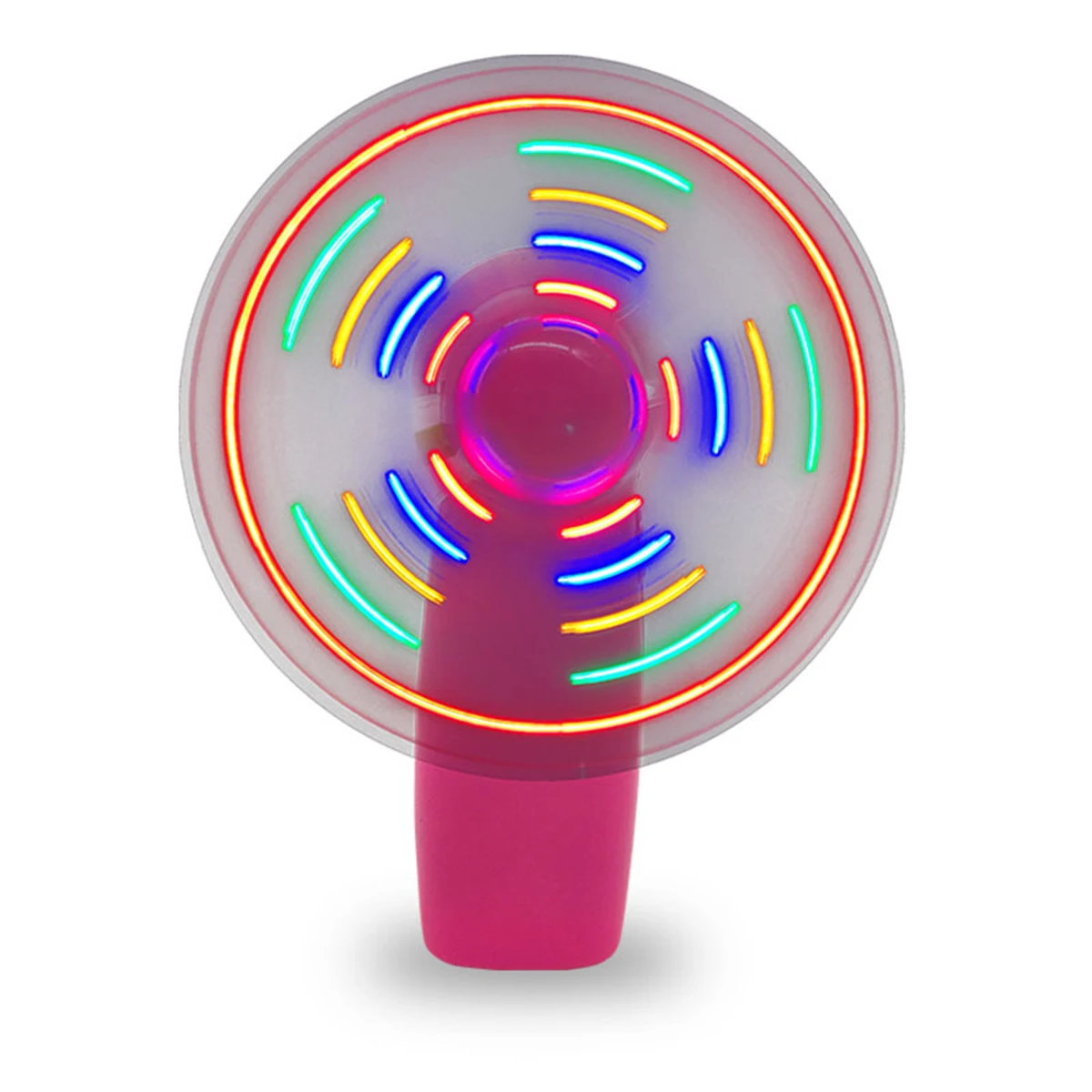 Portable Mini Handheld Cooling Fan with Colorful LED Light 1