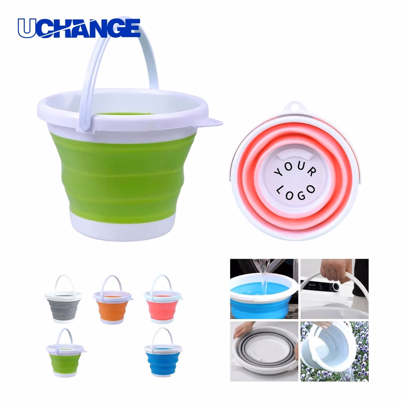 3L Folding Silicone Bucket for Fishing or Camping