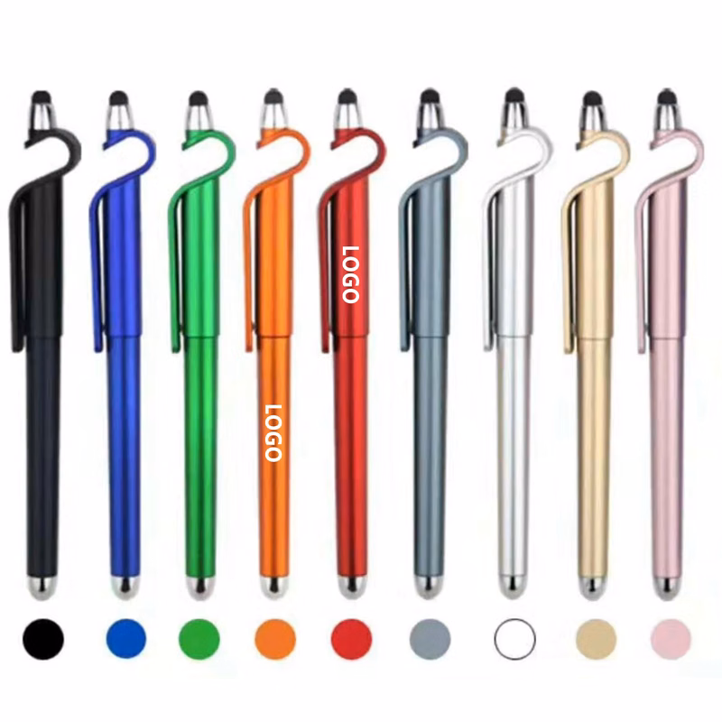 QR Code Touch Screen Ballpoint Pen With Phone Holder