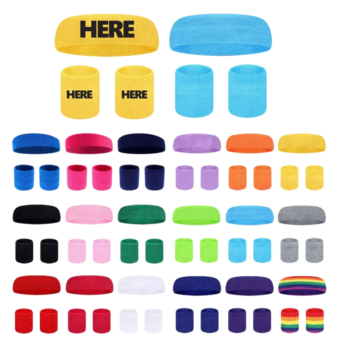 Sports Headband & Wristband Kit 1