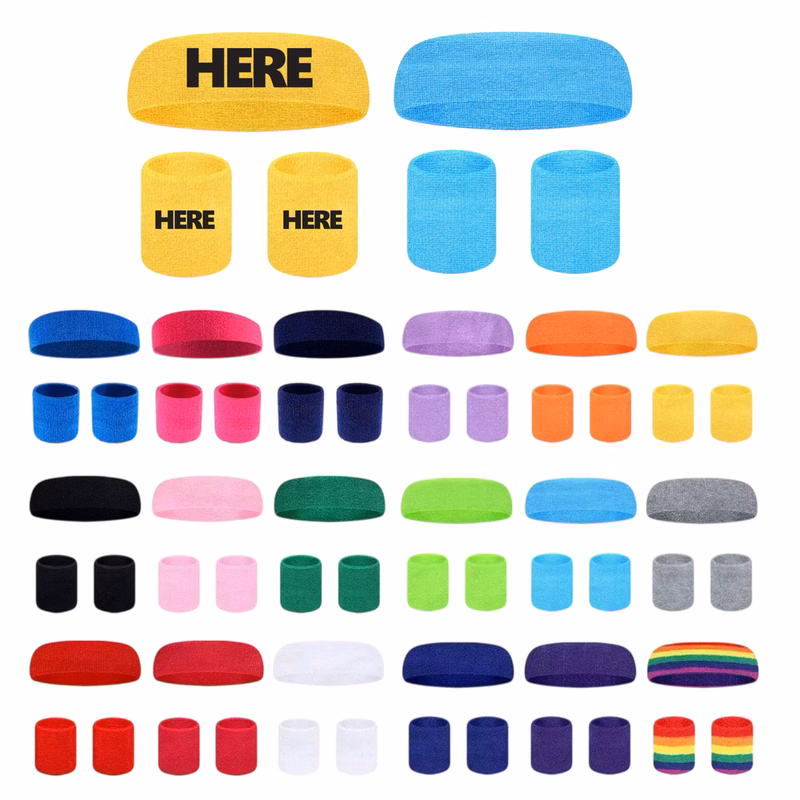 Sports Headband & Wristband Kit