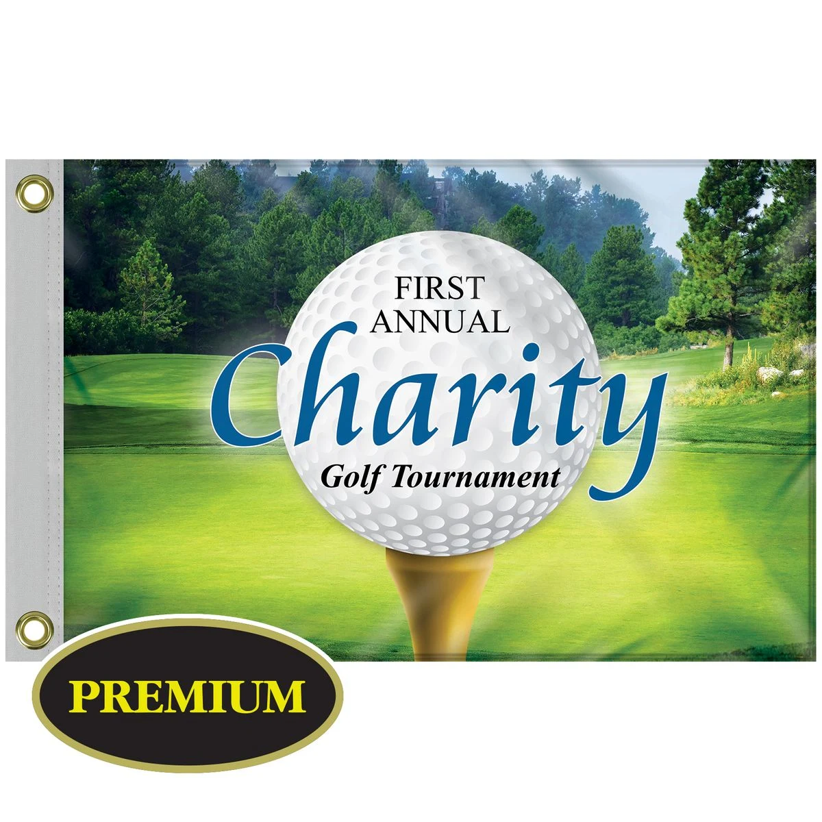 16" x 24" Digitally Printed Single Reverse Knitted Polyester Flags 1