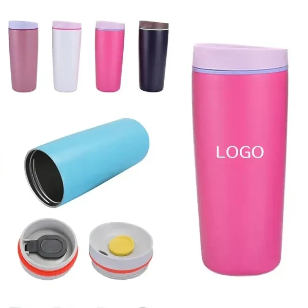 Slider Insulated Stainless Steel Coffee Tumbler 20 oz 1
