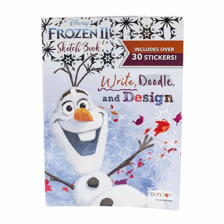 Disney Frozen 2 Sketch Books - Over 30 Stickers