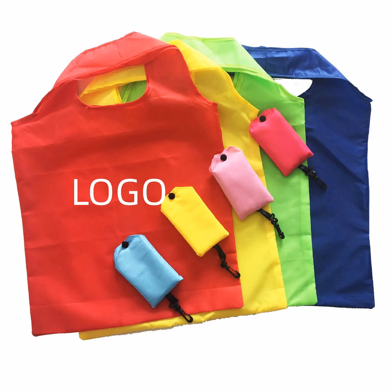 Shopping bag keychain portable design tote folding bag