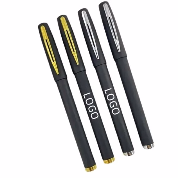 Black Matte Gel Pen - Smooth Writing Instrument