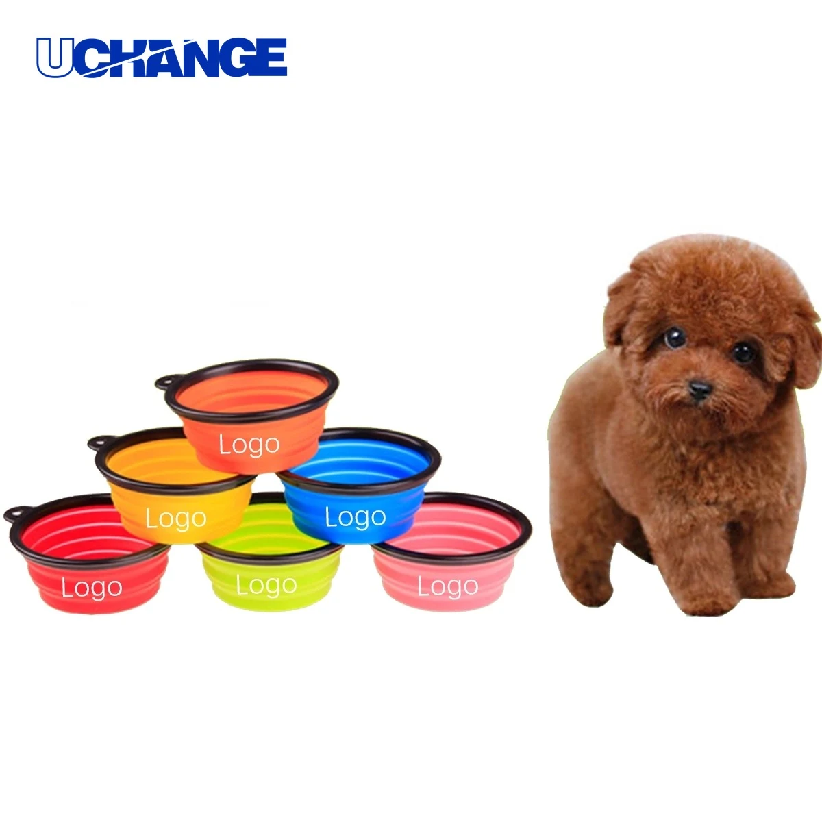 Collapsible Silicone Pet Feeding Bowl 1