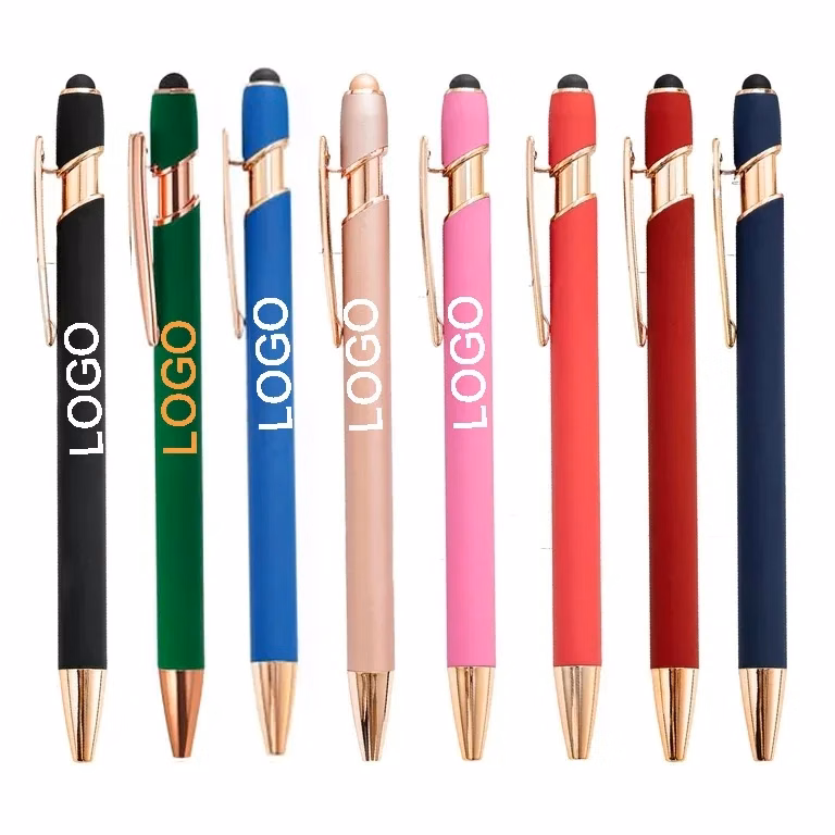ELLIPSE SOFTY STYLUS PEN WITH ROSE GOLD TRIM