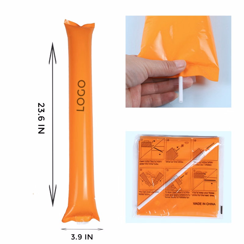 MOQ 10 PCS Durable Inflatable Cheering Stick