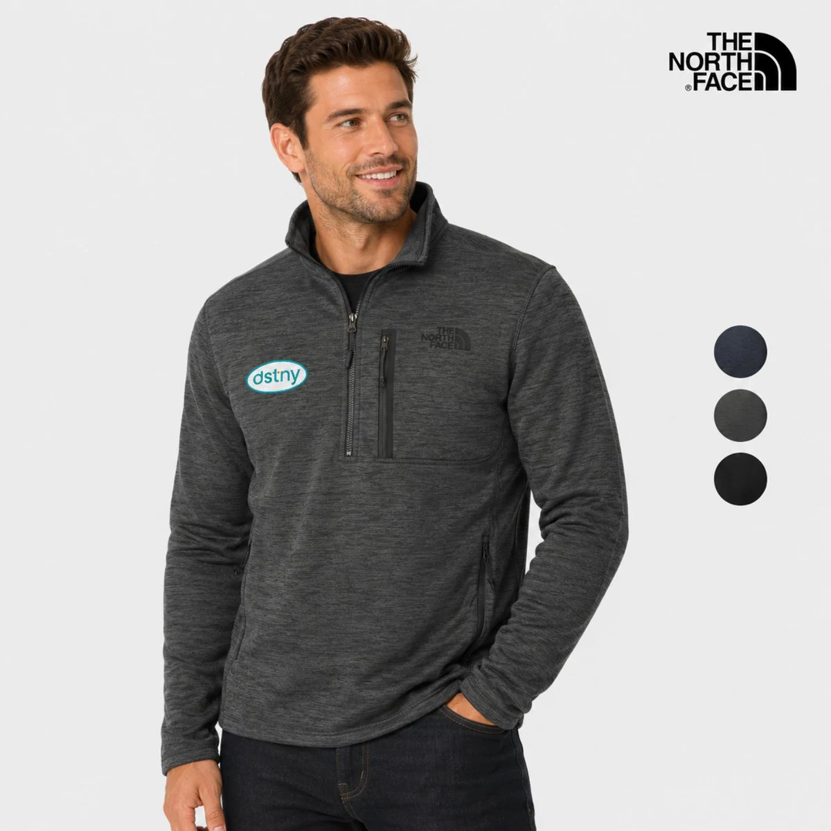The North Face® Men's 1/2-Zip Full Sleeve Fleece 1