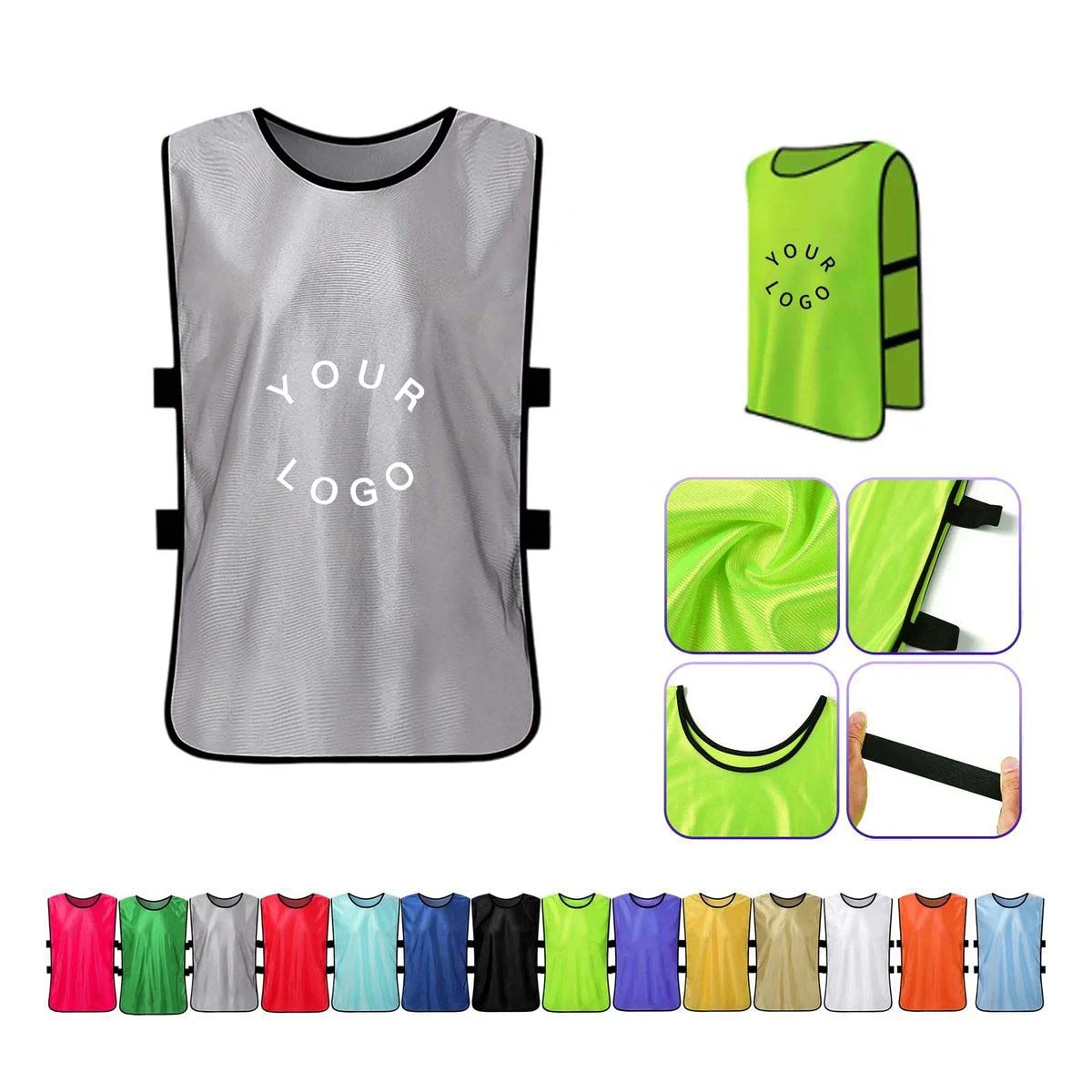 Durable Mesh Training Pinnies for Adults and Kids 1