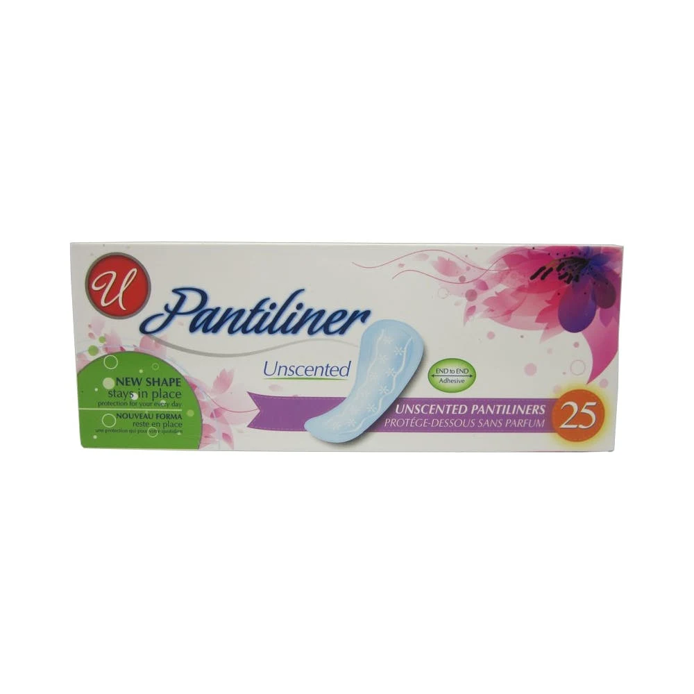 Panty Liners - Unscented 25 Count 1