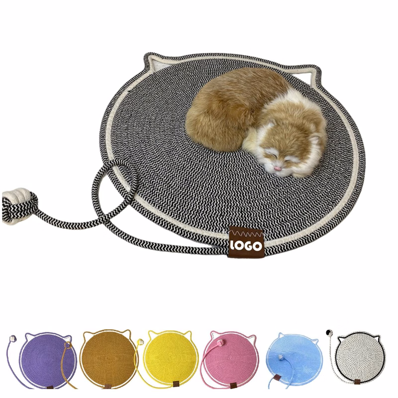MOQ 10pcs Cat Sleep & Scratch Pad With Toy Ball
