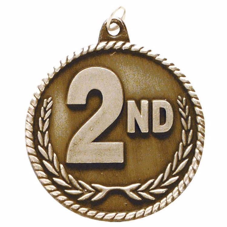 2nd Place High Relief Medal