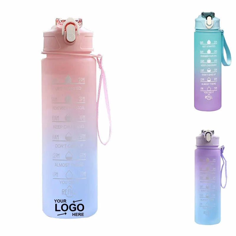 Gradient Color Water Bottle