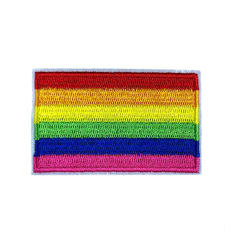 Rainbow Pride Flag Woven Patch 1