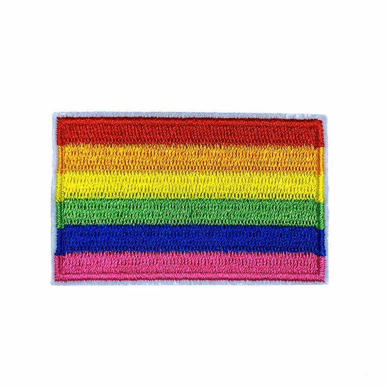 Rainbow Pride Flag Woven Patch
